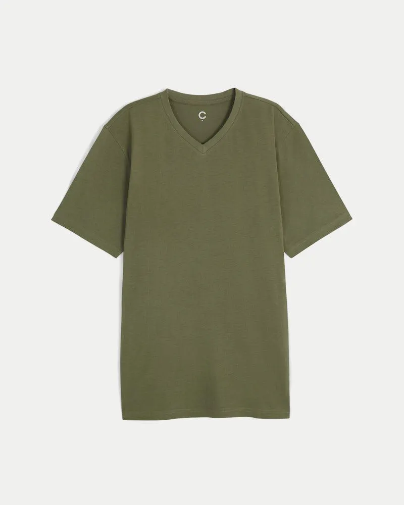 T-skjorte med v-hals