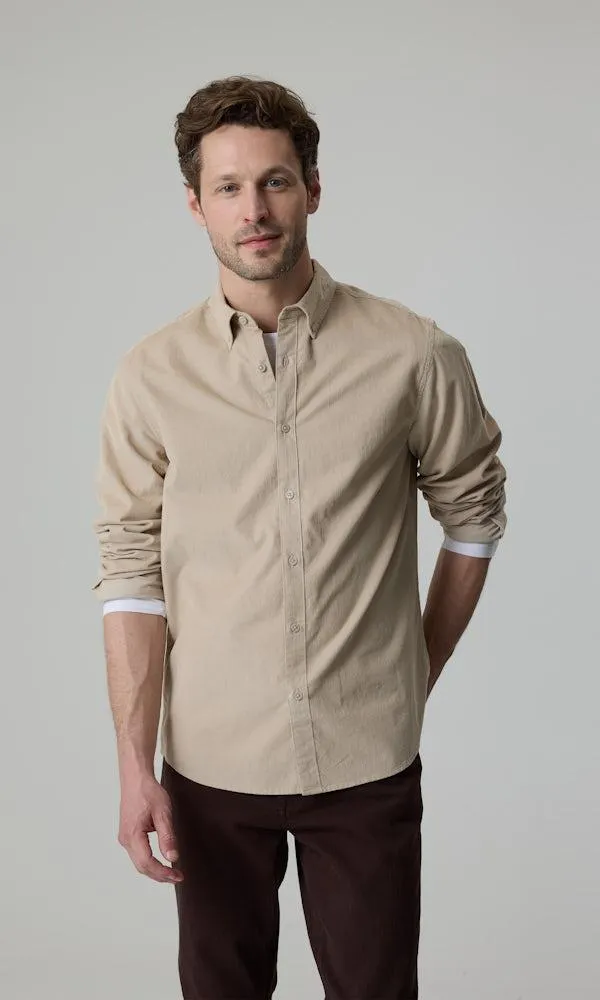 Skjorte i cordfløyel