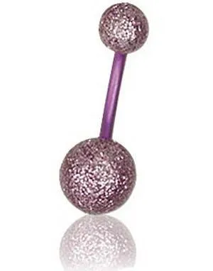 Zircon UV Rosa - Navlepiercing i Titan