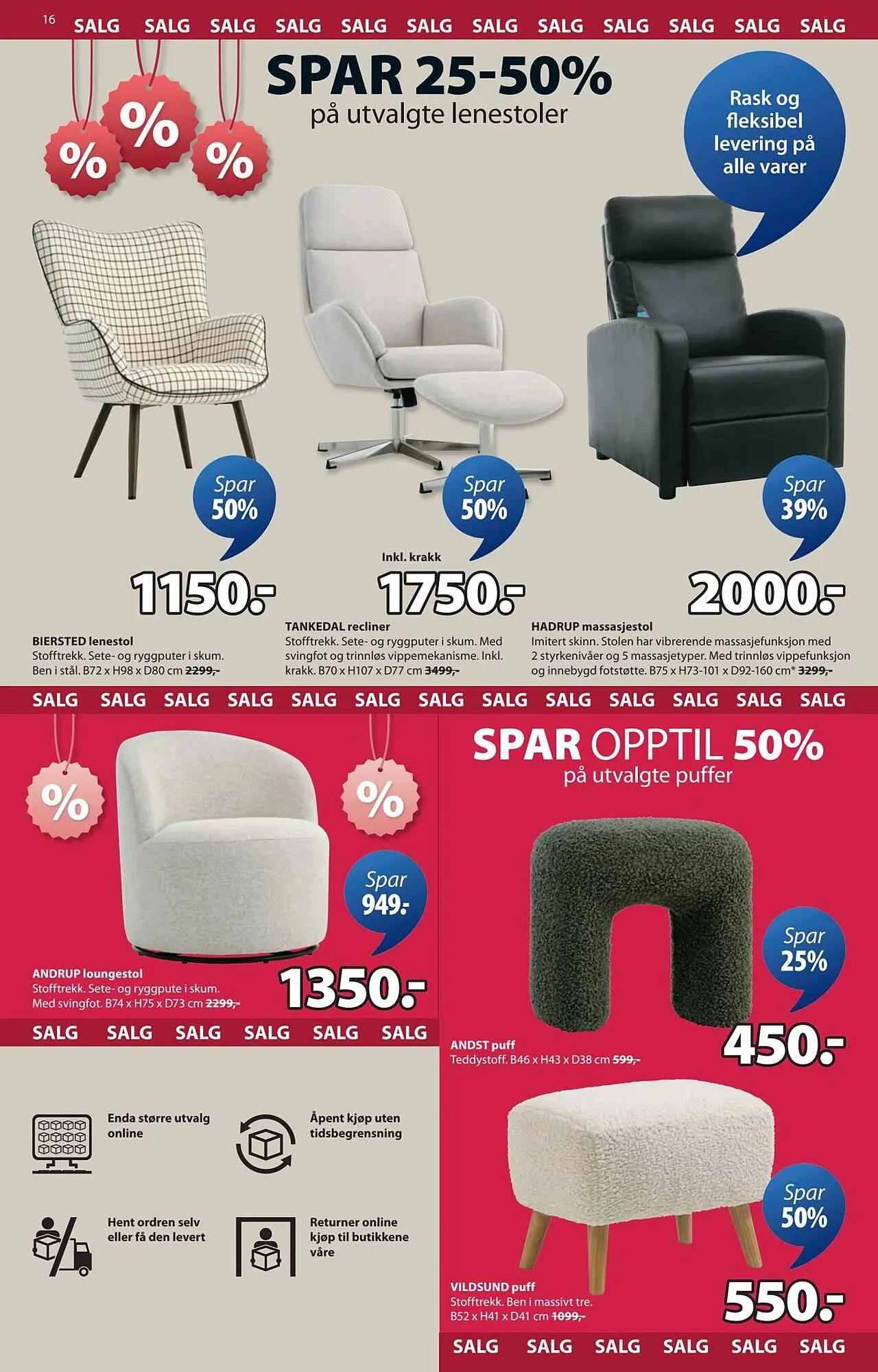 JYSK kundeavis fra 12. januar til 25. januar 2026 - kundeavisside 16