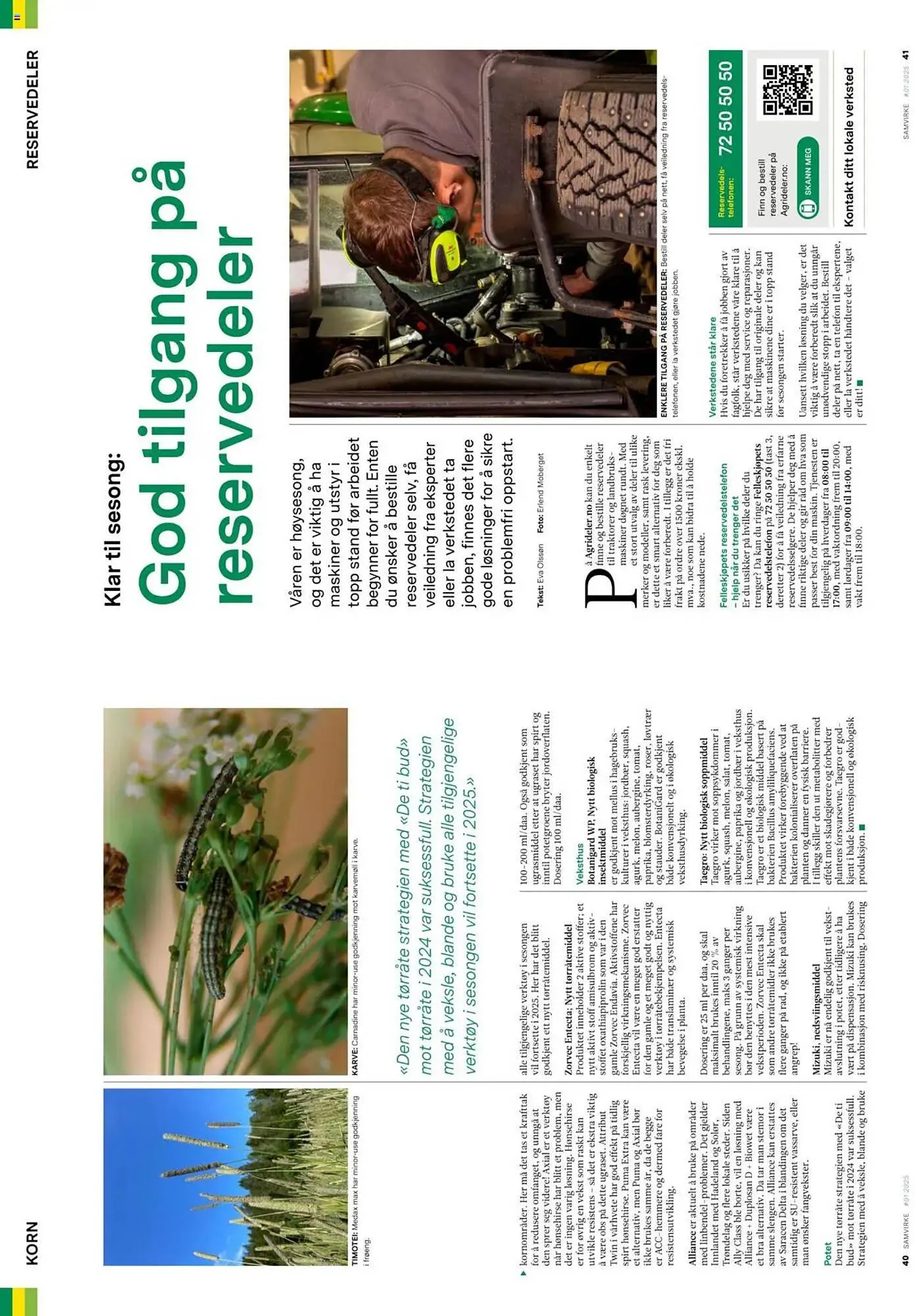 Felleskjøpet Kundeavis fra 1. mars til 31. mars 2025 - kundeavisside 21