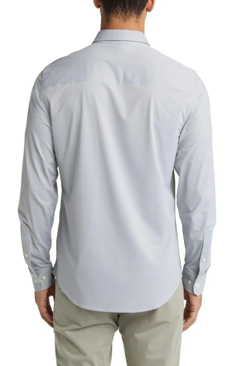 Slim Fit Commuter Button-Up Shirt