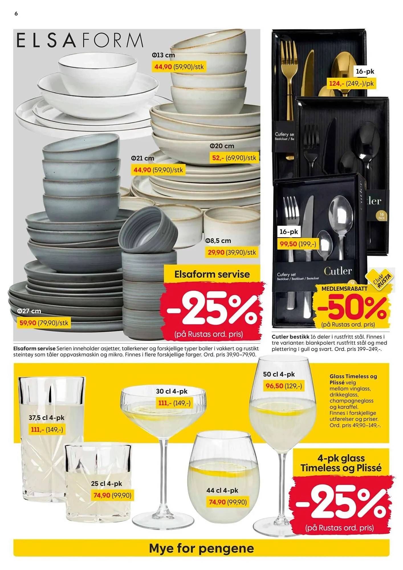 Rusta kundeavis fra 2. mars til 8. mars 2026 - kundeavisside 6