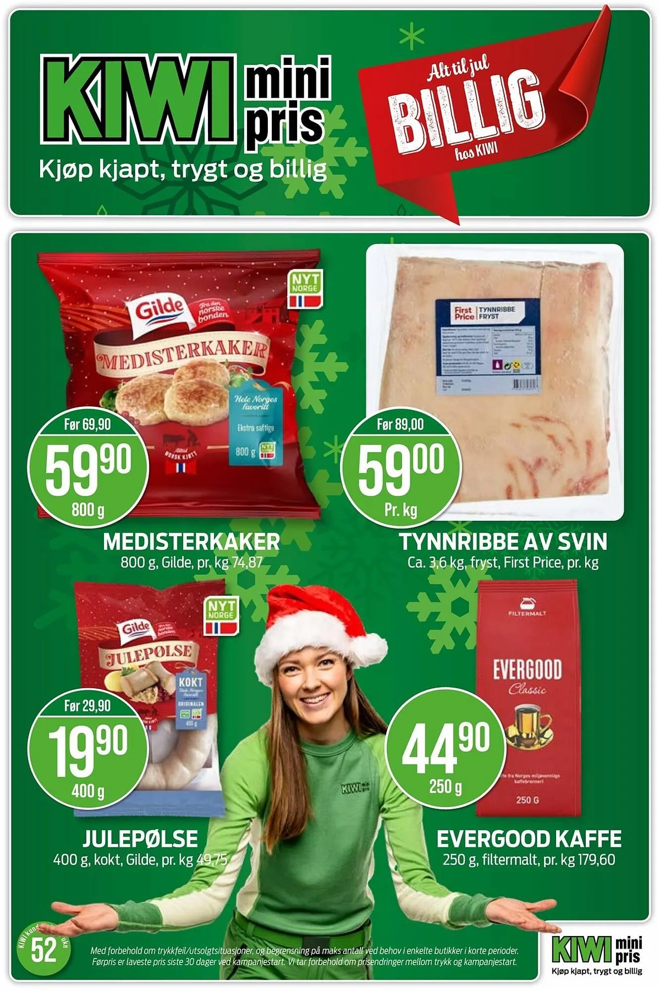 Kiwi kundeavis fra 22. desember til 28. desember 2025 - kundeavisside 1