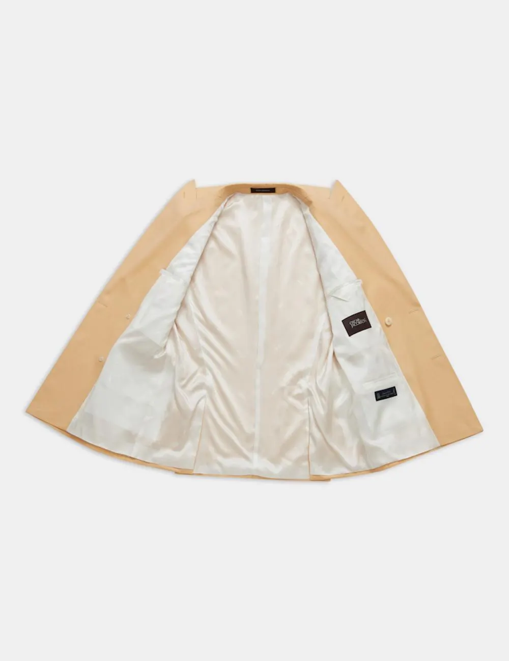 Farris Double Breasted Blazer Yellow Sand