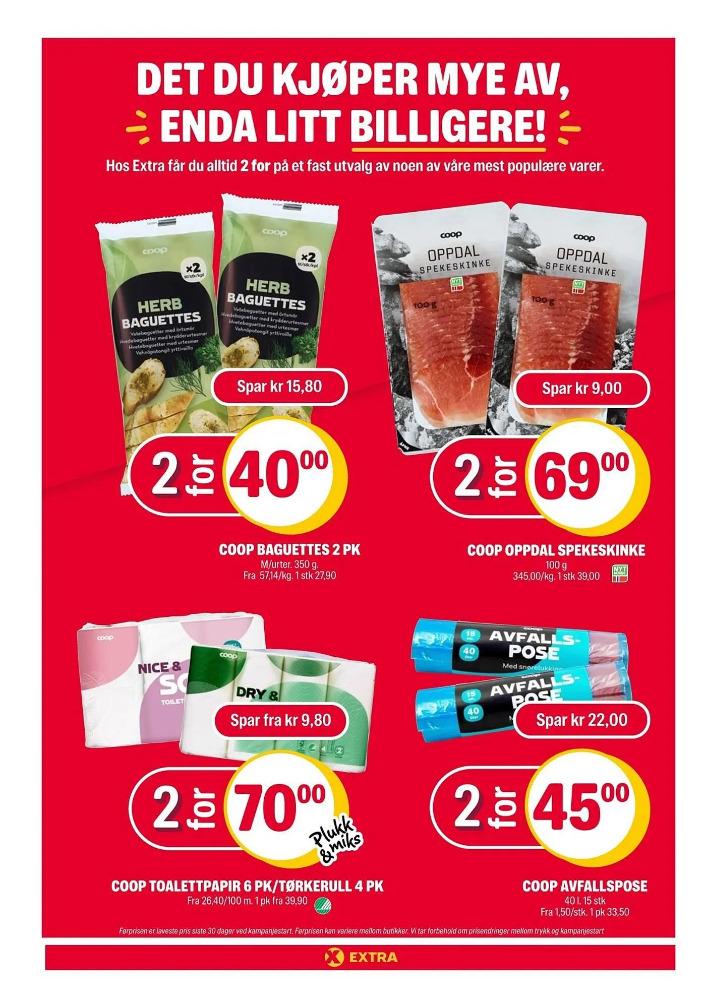 Coop Extra kundeavis fra 22. desember til 4. januar 2026 - kundeavisside 23