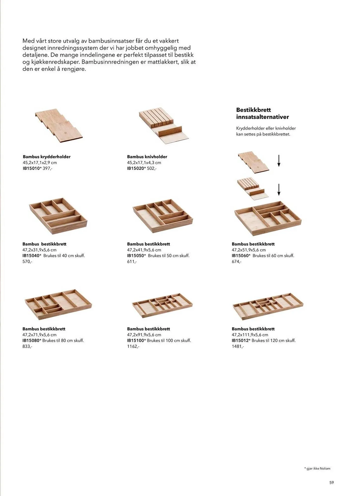 Kvik Kjøkken Kundeavis fra 28. mars til 11. april 2024 - kundeavisside 59