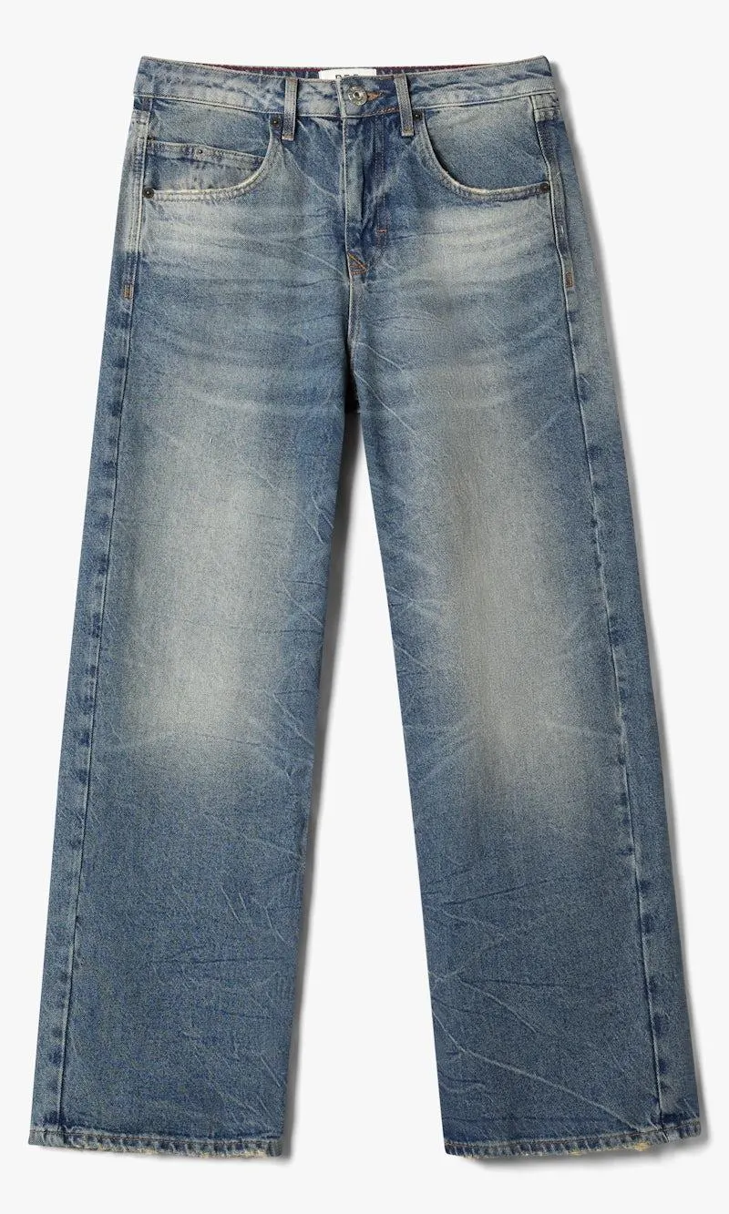 Jaya Pocket Applique Medium Blå Jeans