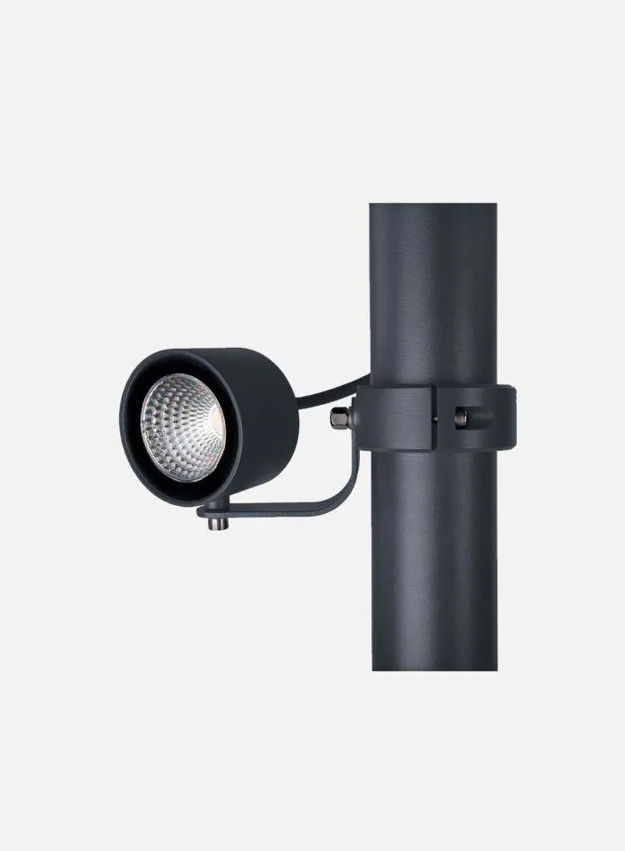 Moss 6735 utelampe spot stolpe Ø60 - grafitt