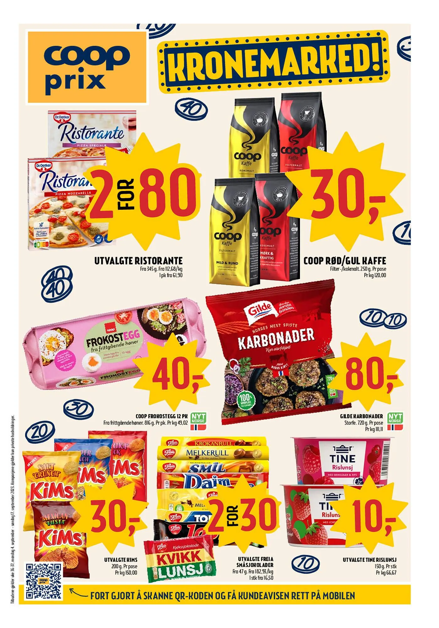 Coop Prix Kundeavis fra 3. september til 16. september 2023 - kundeavisside 1