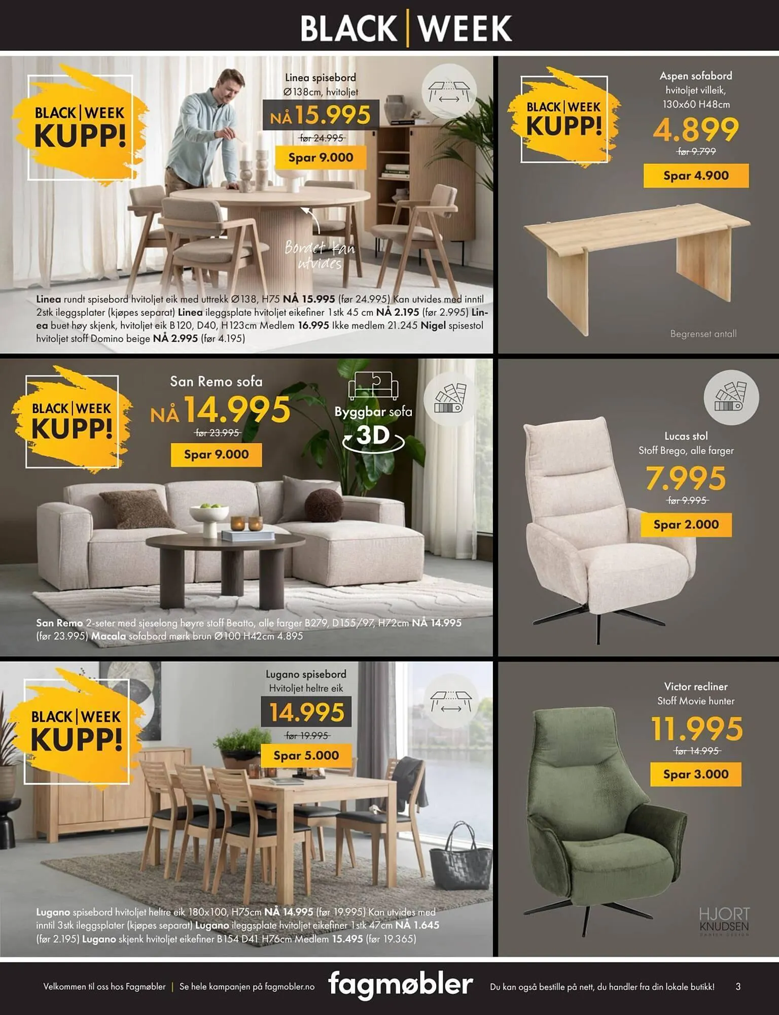 Fagmøbler kundeavis fra 1. november til 30. november 2025 - kundeavisside 3