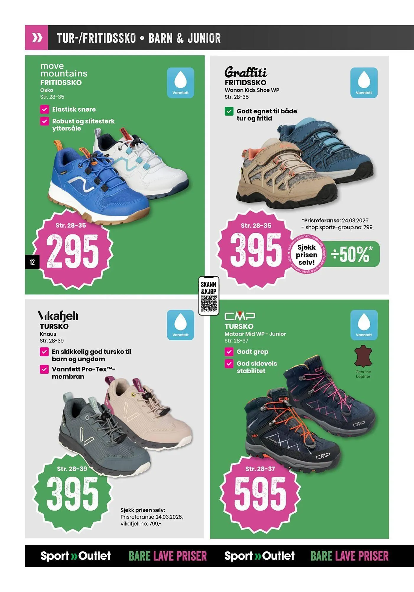 Sport Outlet kundeavis fra 14. april til 4. mai 2026 - kundeavisside 12