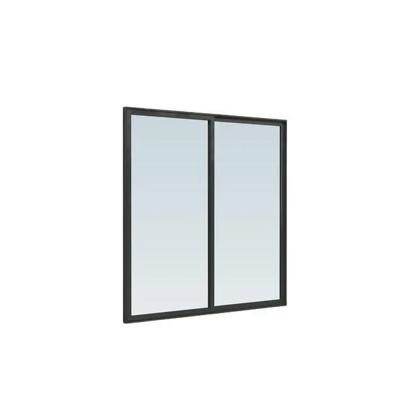 Palmako Skyvedør alu enkelt glass 160x200 h 2 dørblad. høyre utførelse