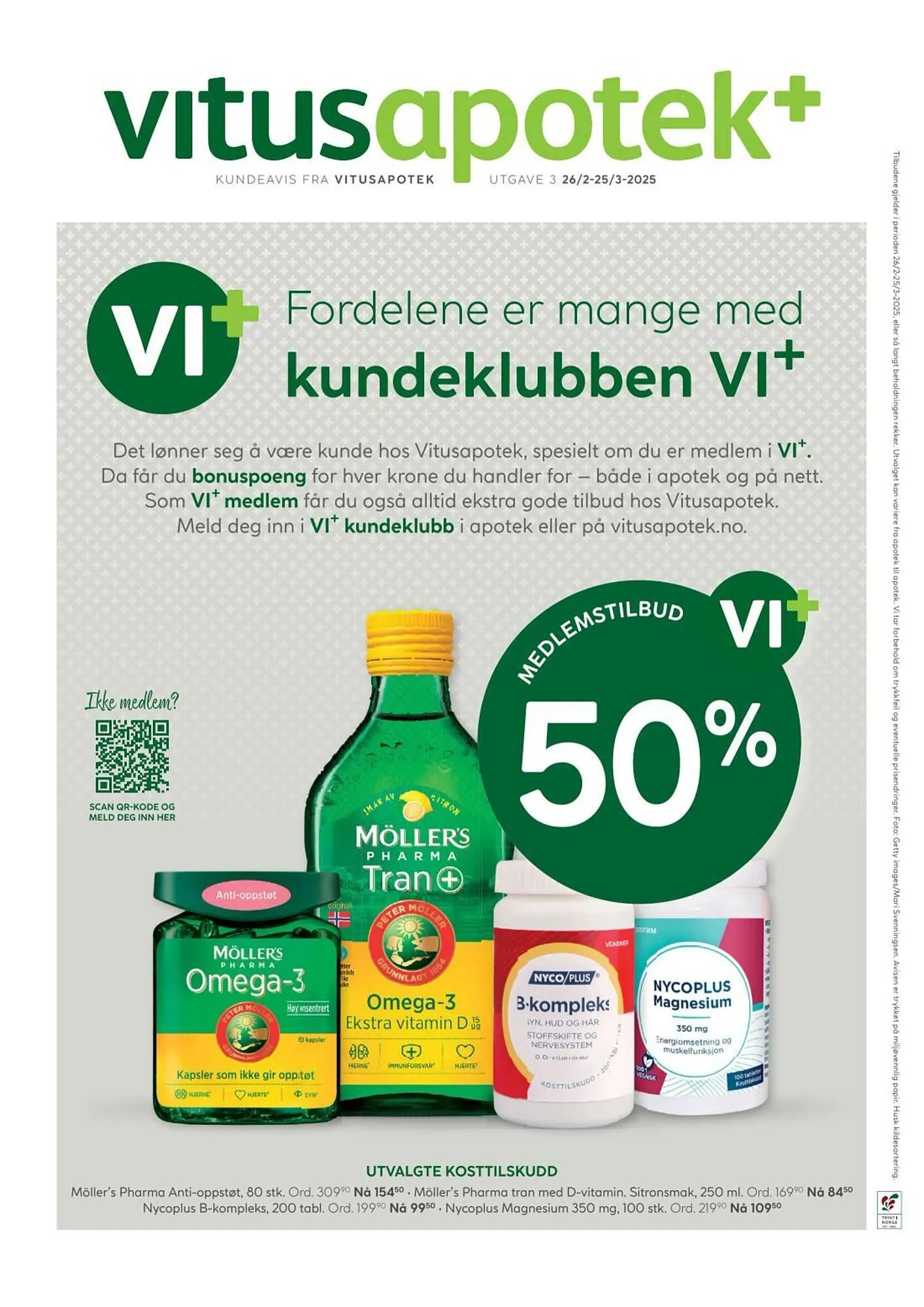 Vitusapotek Kundeavis fra 26. februar til 25. mars 2025 - kundeavisside 8