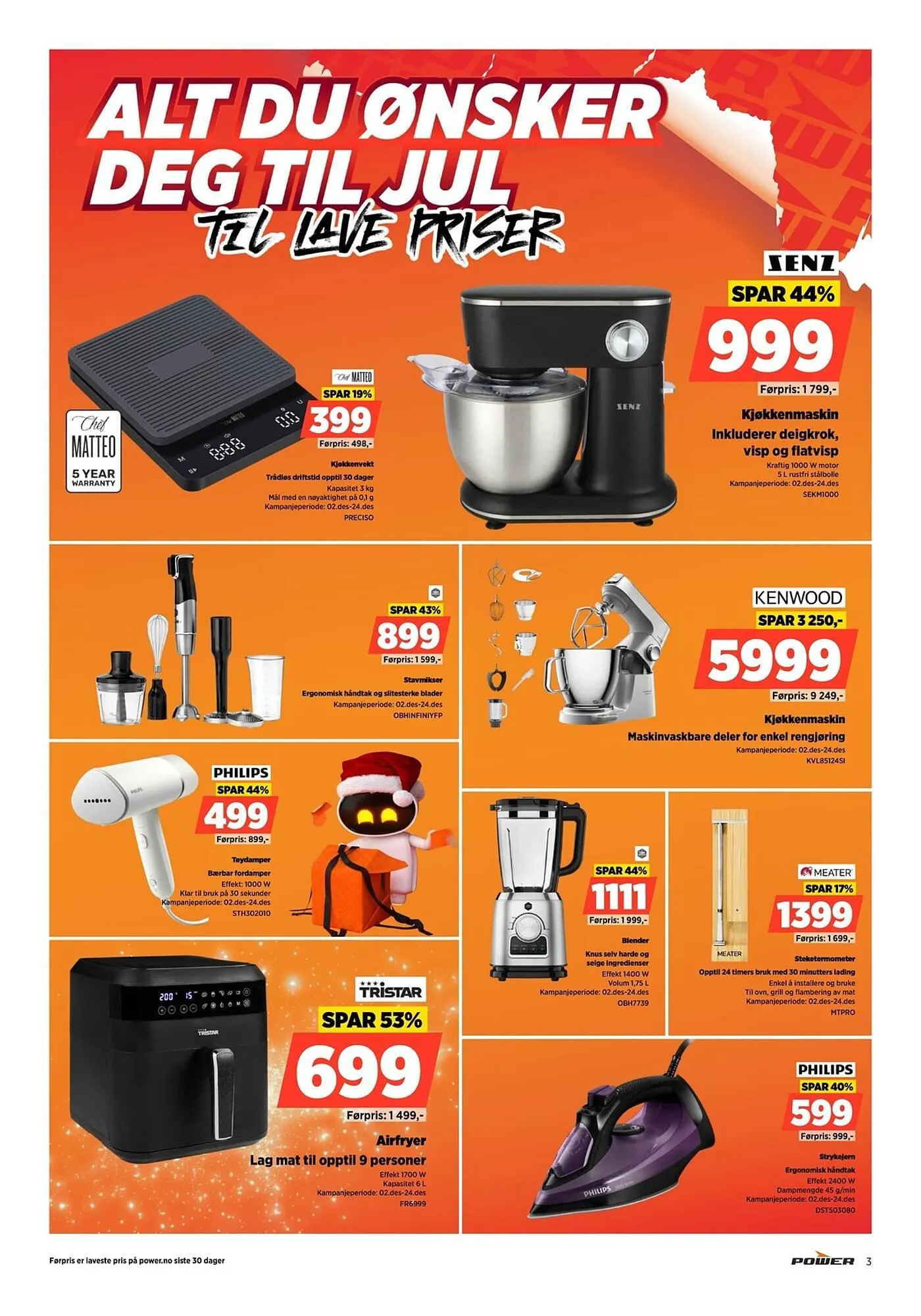 POWER kundeavis fra 1. desember til 7. desember 2025 - kundeavisside 3