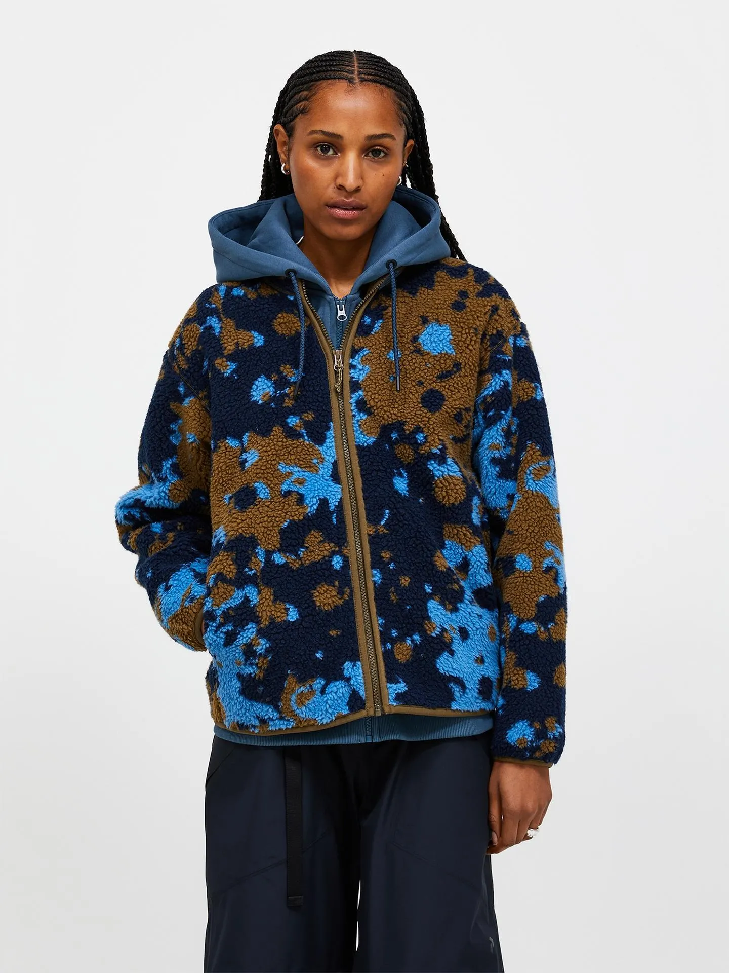 Graphic Pile Jacket Women