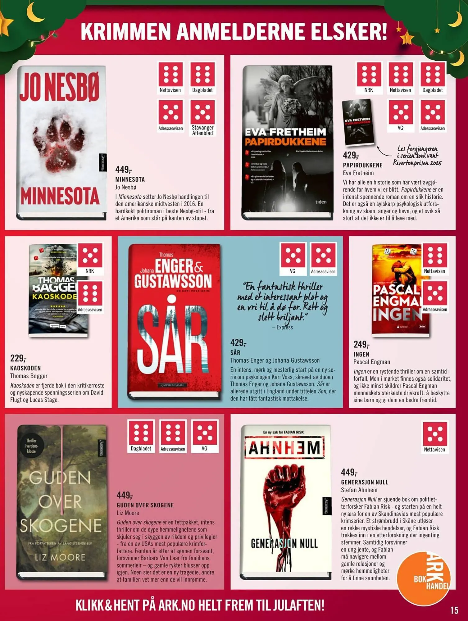 Ark Bokhandel kundeavis fra 1. desember til 25. desember 2025 - kundeavisside 15