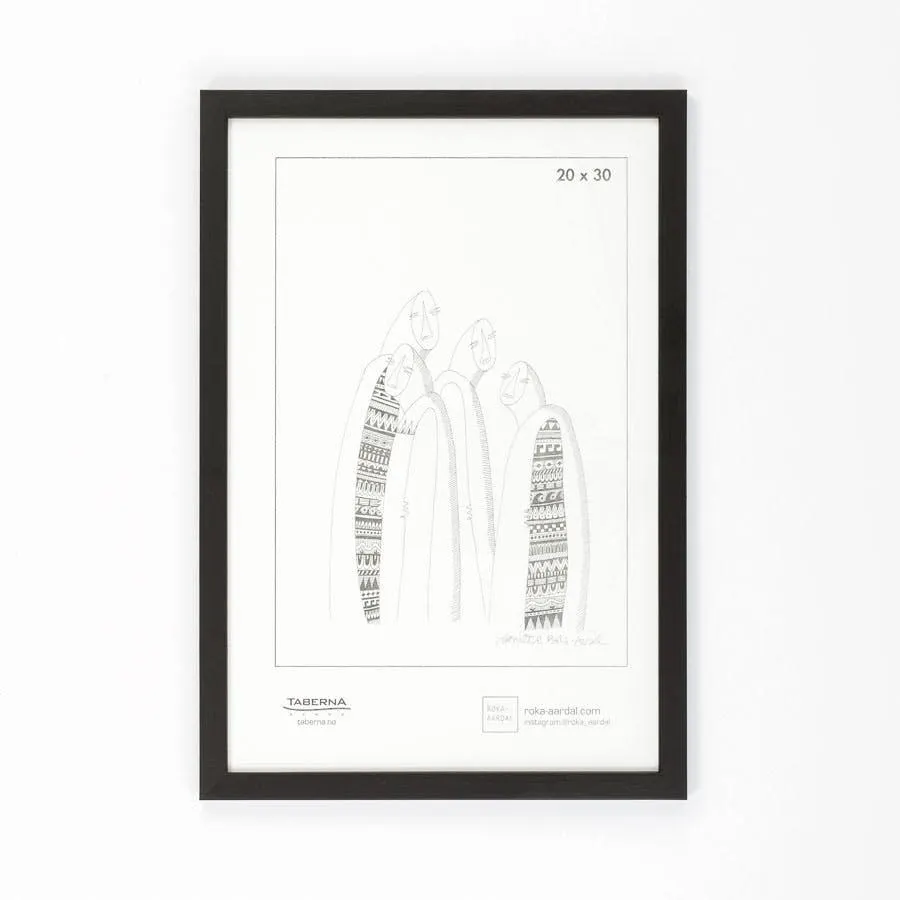 Ramme Romslighet sort