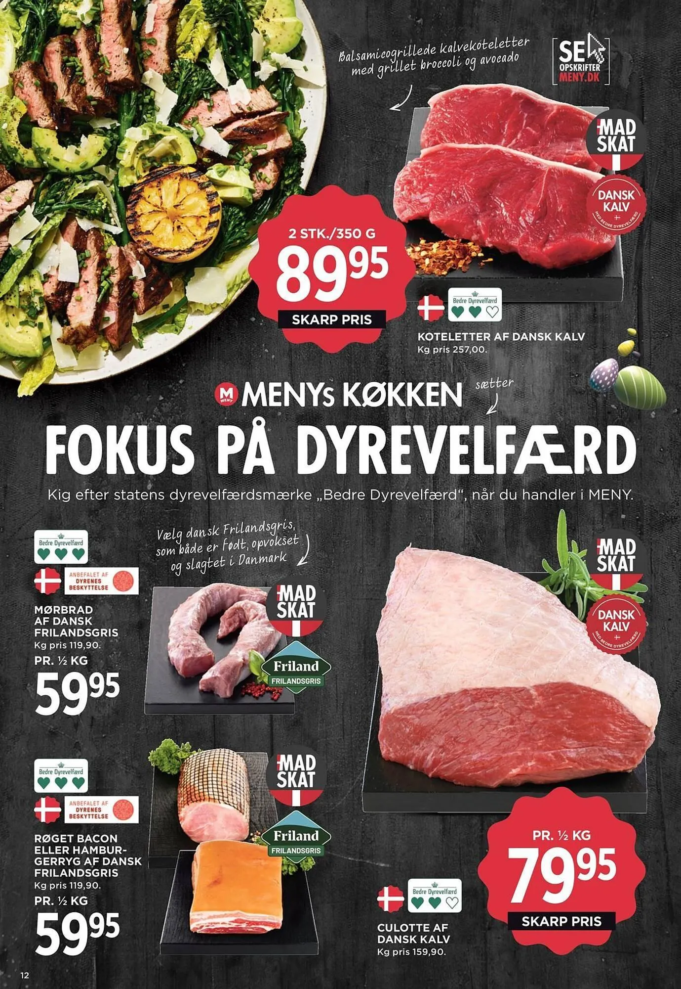 Meny kundeavis fra 27. mars til 4. april 2026 - kundeavisside 16