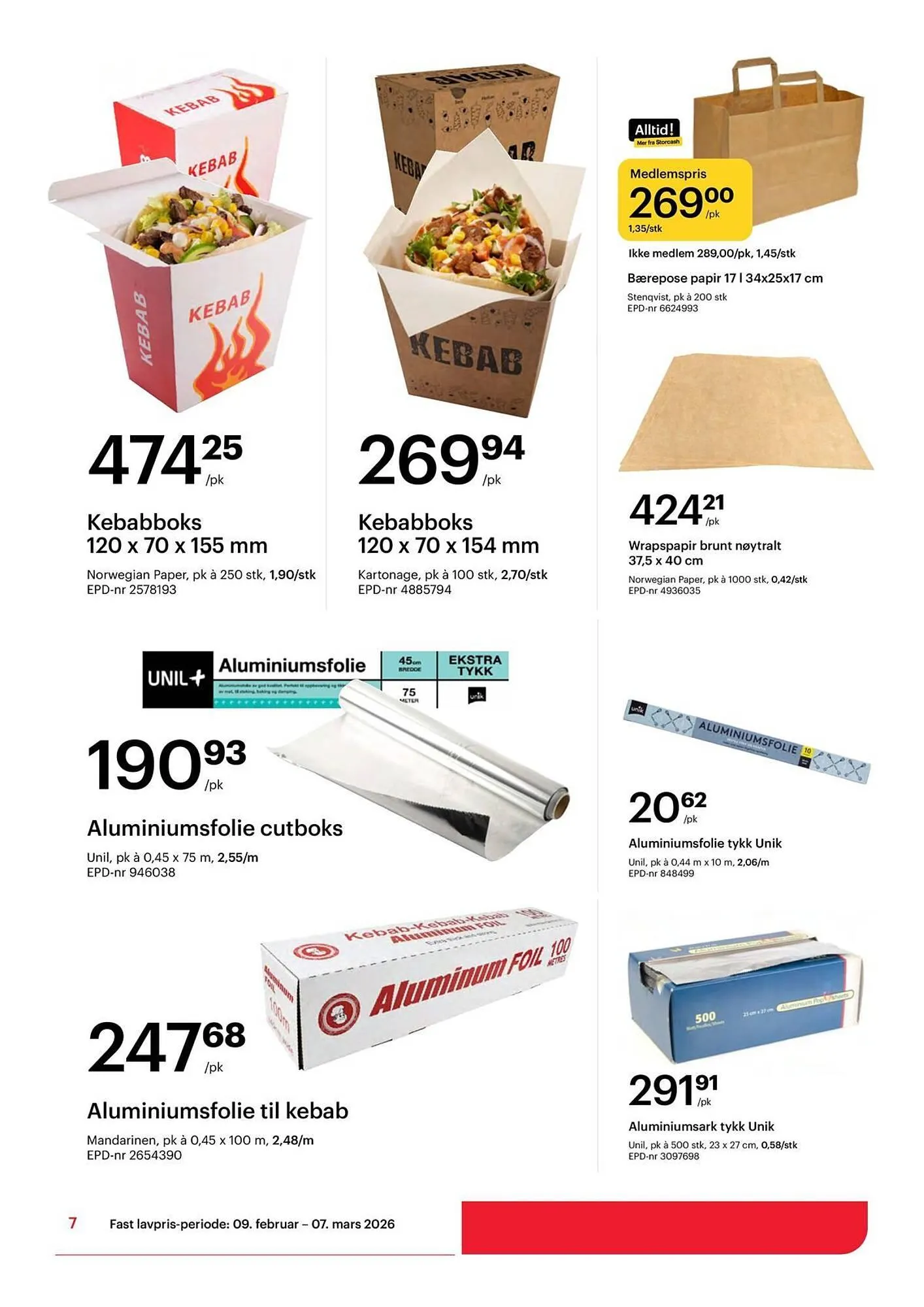 Storcash kundeavis fra 9. februar til 7. mars 2026 - kundeavisside 7