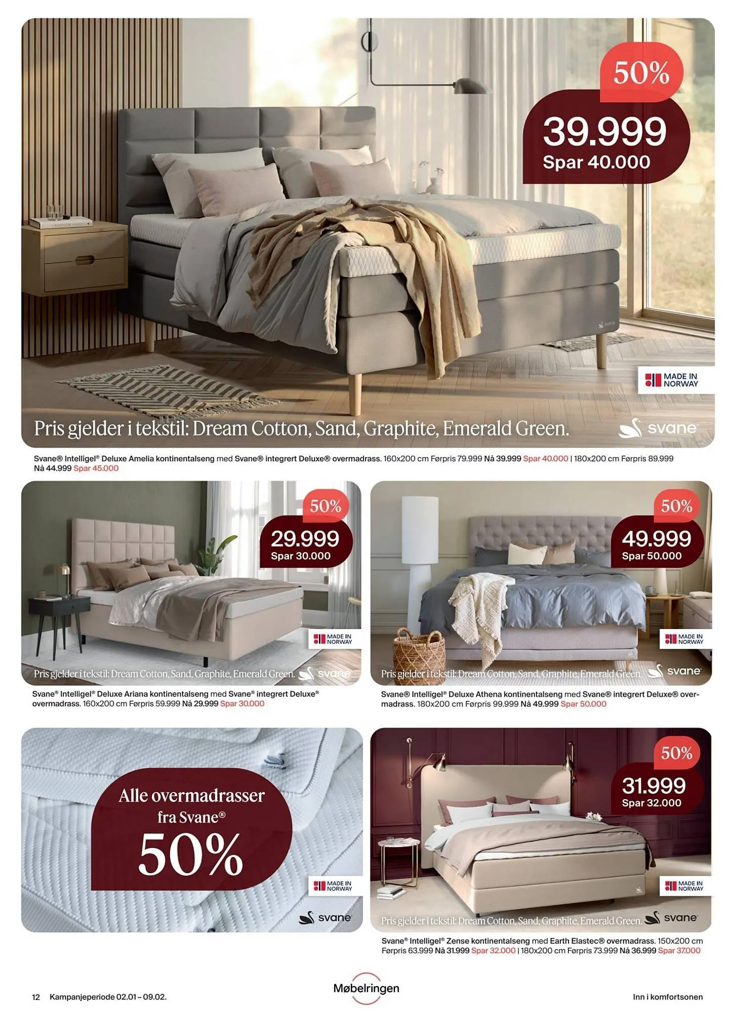 Møbelringen kundeavis fra 2. januar til 9. februar 2026 - kundeavisside 12