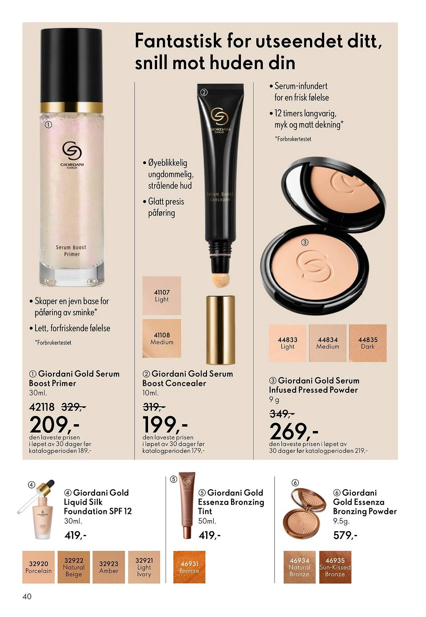 Oriflame katalog fra 29. oktober til 18. november 2025 - kundeavisside 40