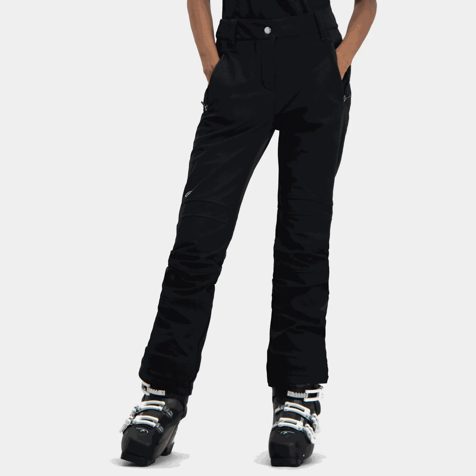 Alpine Pant Arya 23/24, naisten softshellhousut - Musta