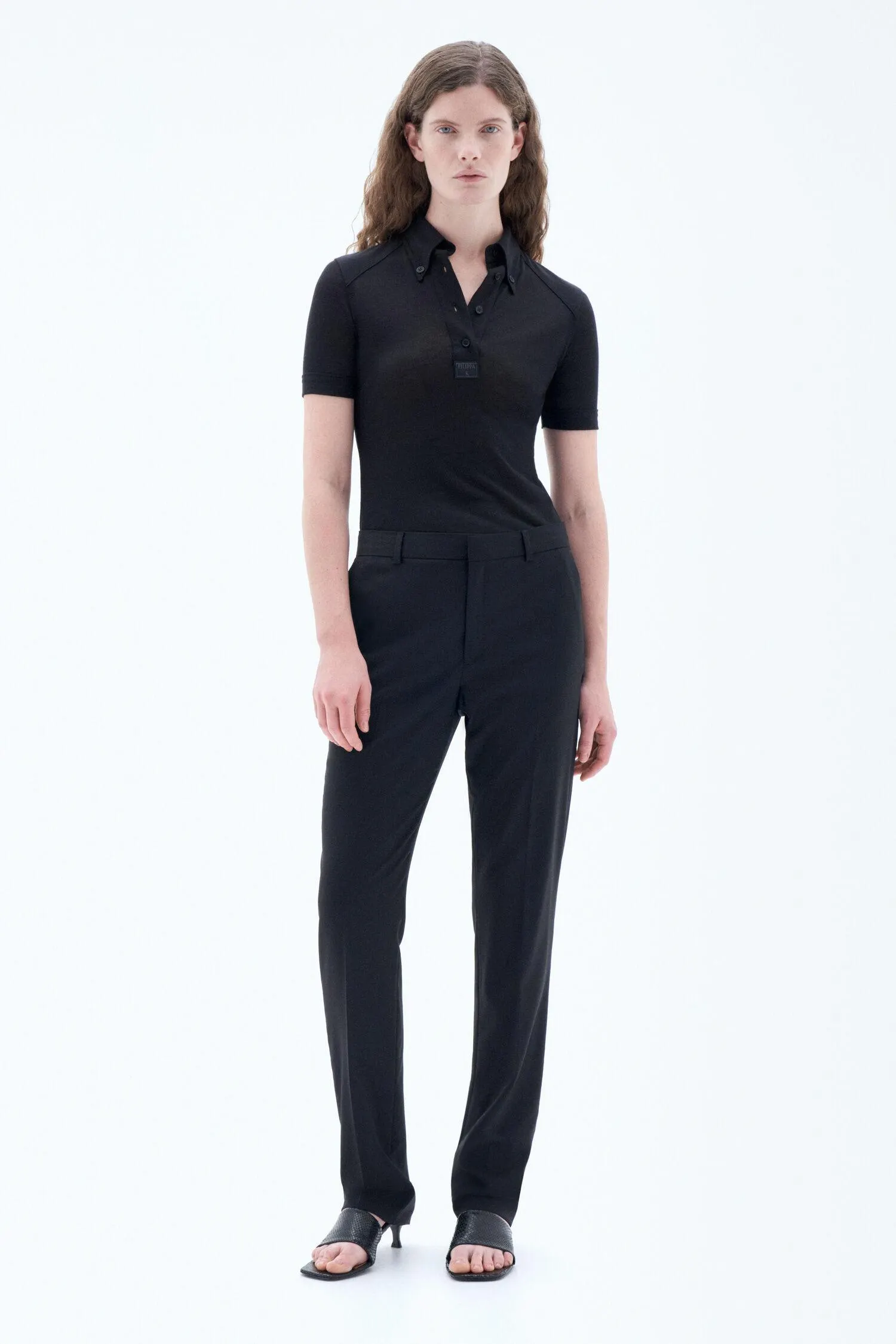 Emma Wool Trousers Black