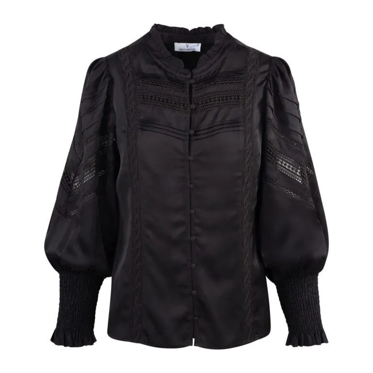 Augusta Blouse – Sort