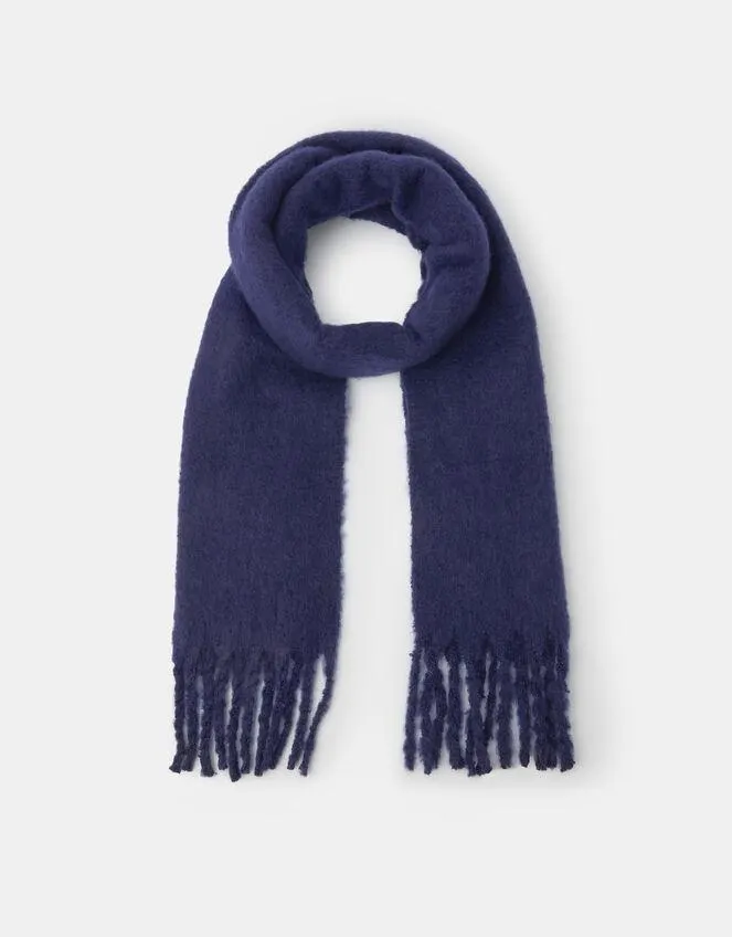 Super Soft Plain Scarf Blue