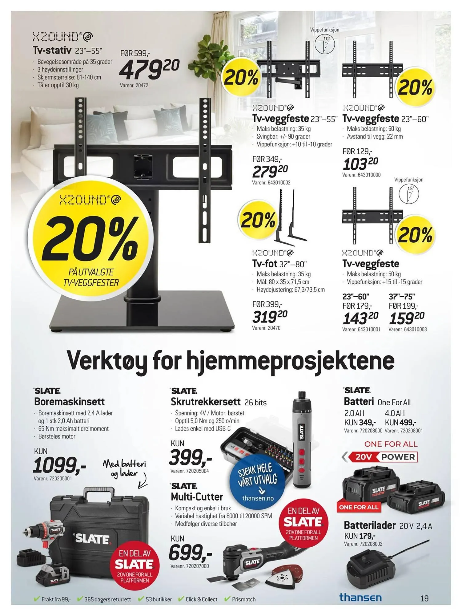 Thansen kundeavis fra 1. mars til 31. mars 2026 - kundeavisside 19