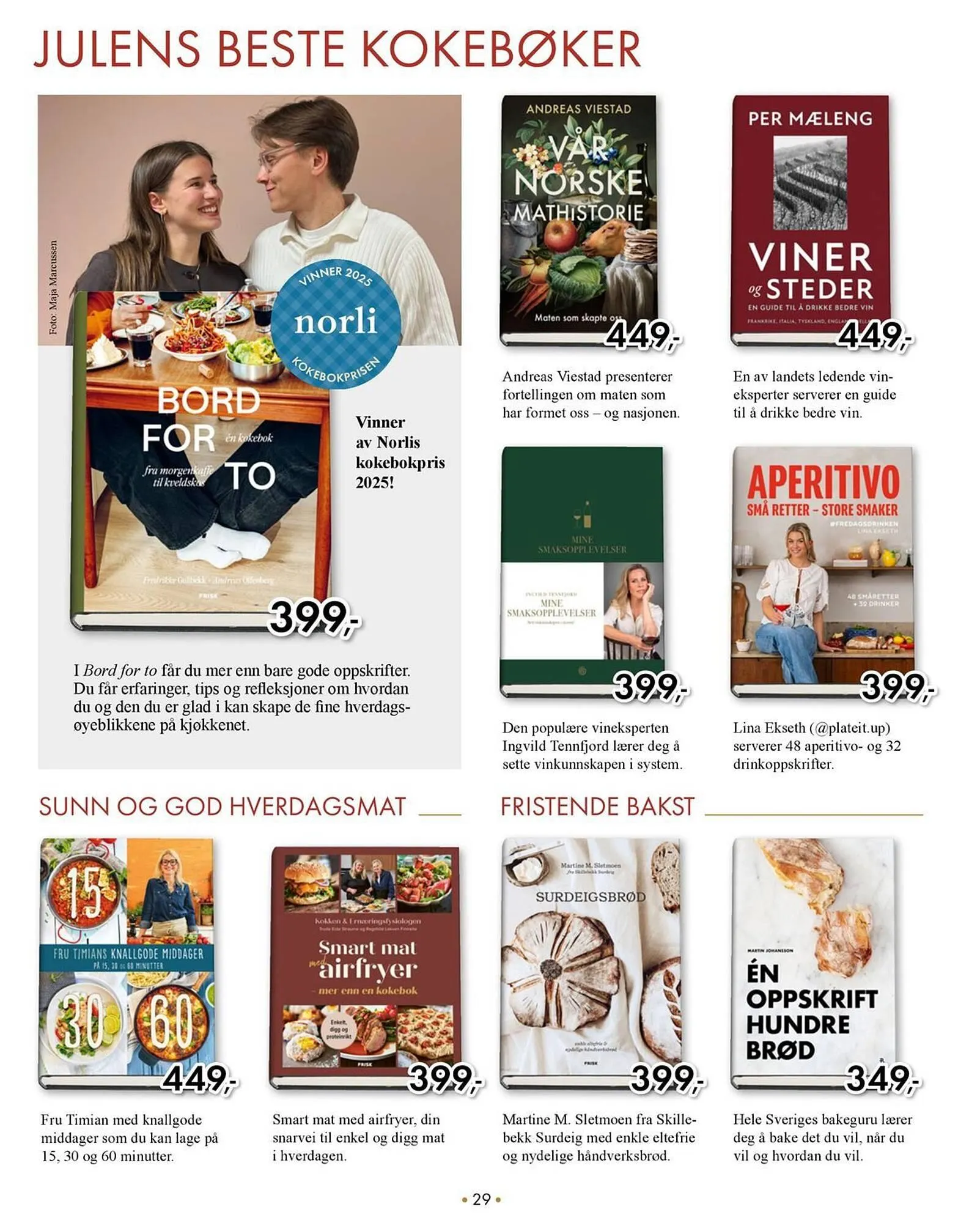 Norli kundeavis fra 2. desember til 31. desember 2025 - kundeavisside 29