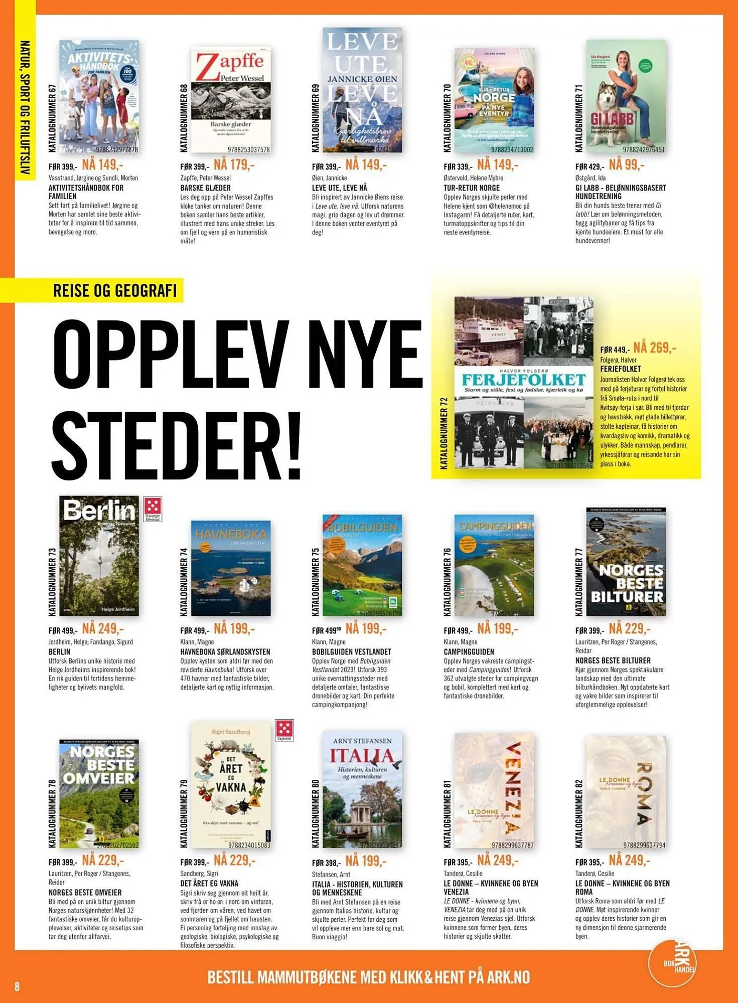 Ark Bokhandel kundeavis fra 16. februar til 9. mars 2026 - kundeavisside 8
