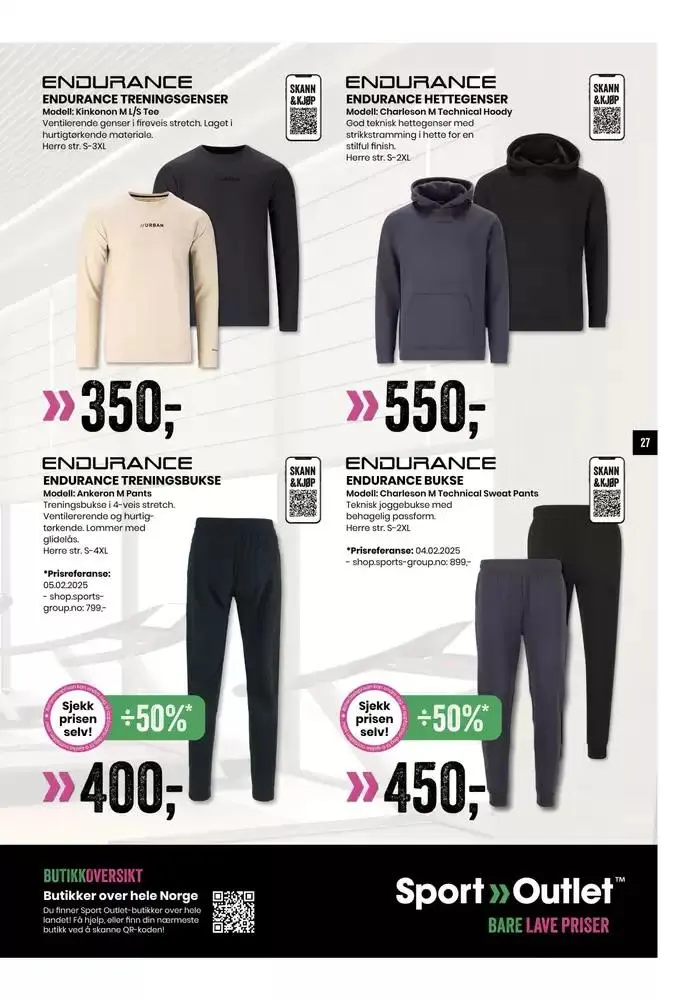 Folder Sport Outlet fra 21. februar til 7. mars 2025 - kundeavisside 27