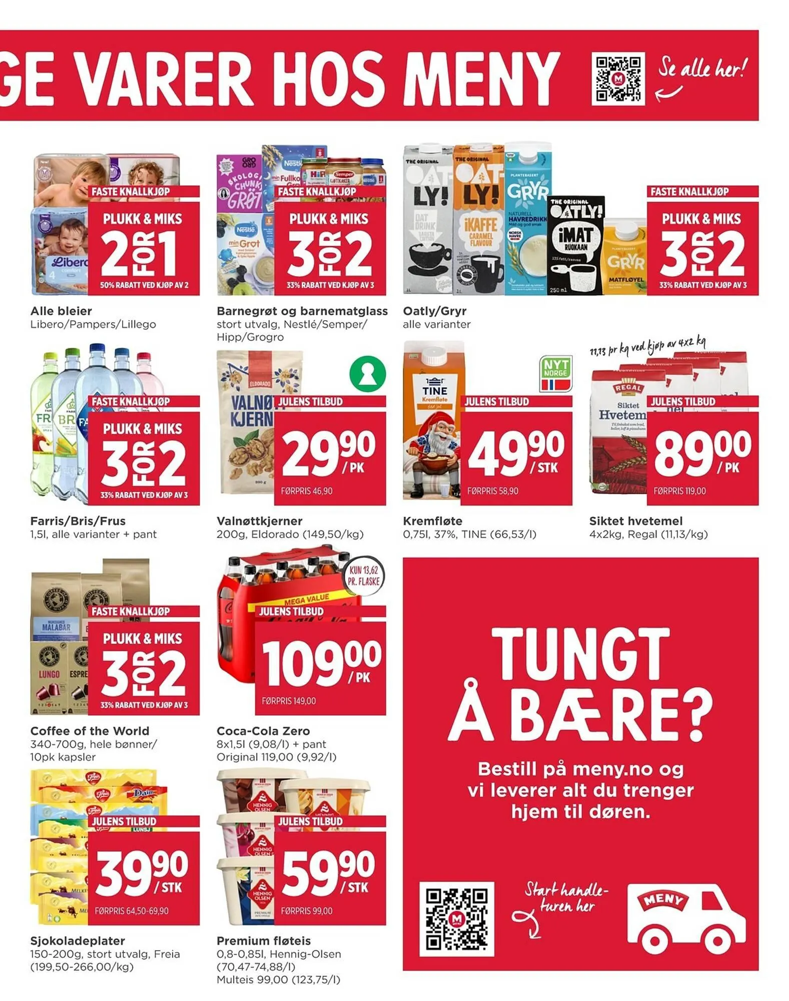 Meny kundeavis fra 14. desember til 24. desember 2025 - kundeavisside 11