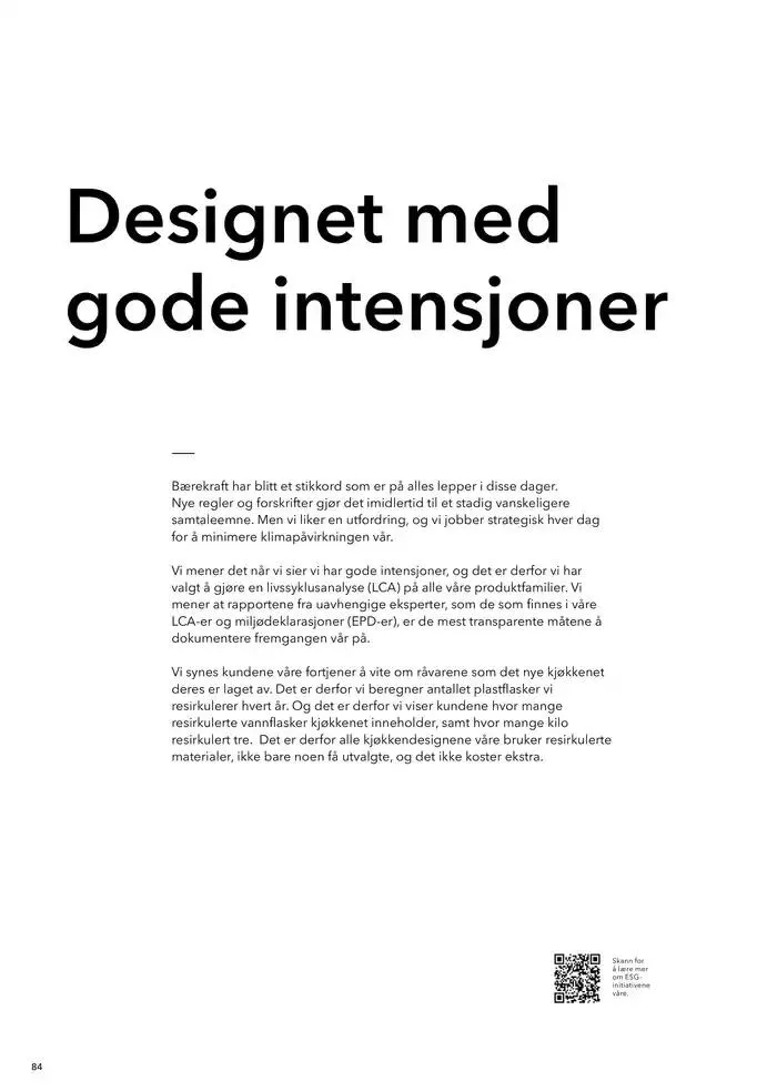 kvik kjøkken Lookbook. fra 5. mars til 19. mars 2025 - kundeavisside 84