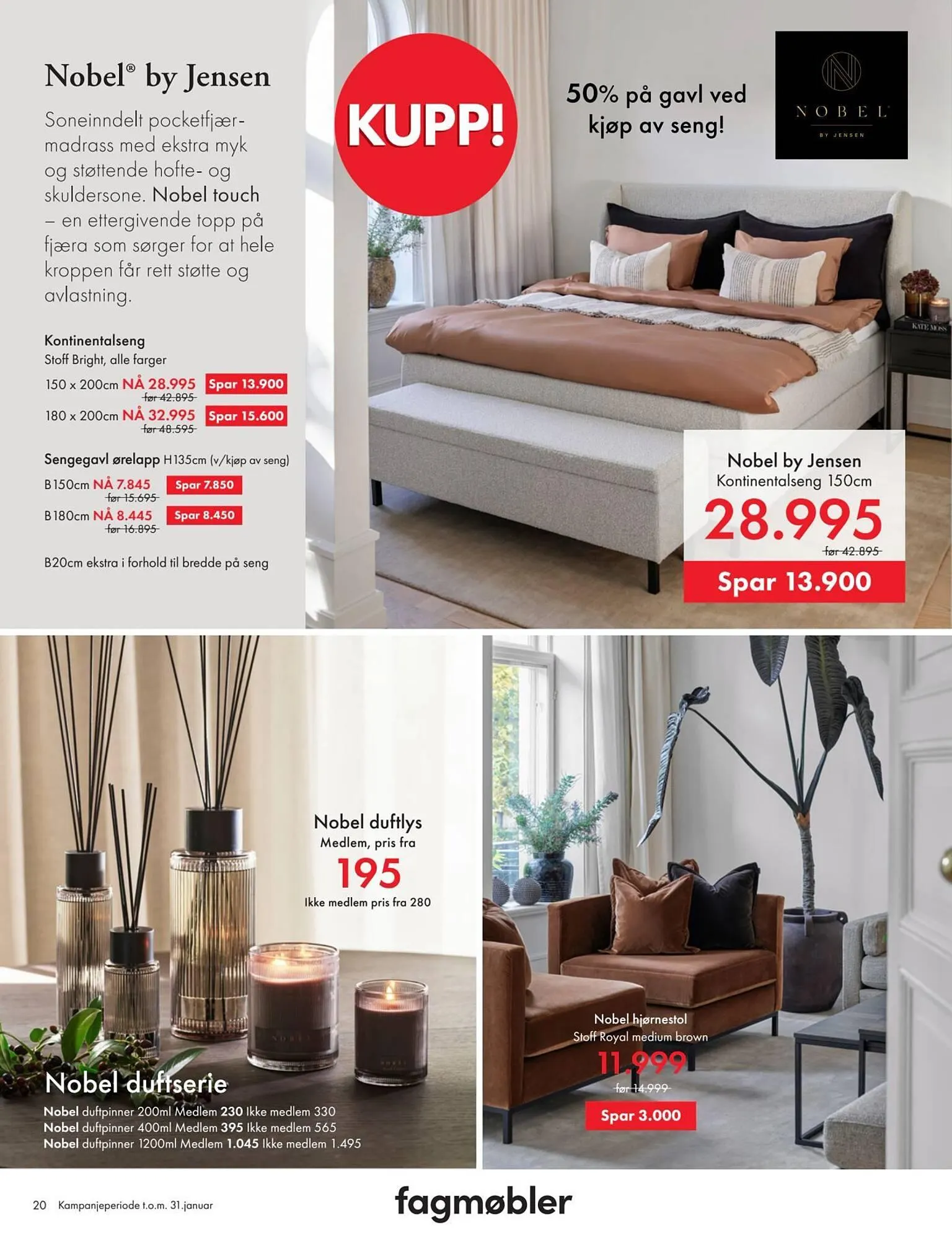Fagmøbler kundeavis fra 1. januar til 1. februar 2026 - kundeavisside 20