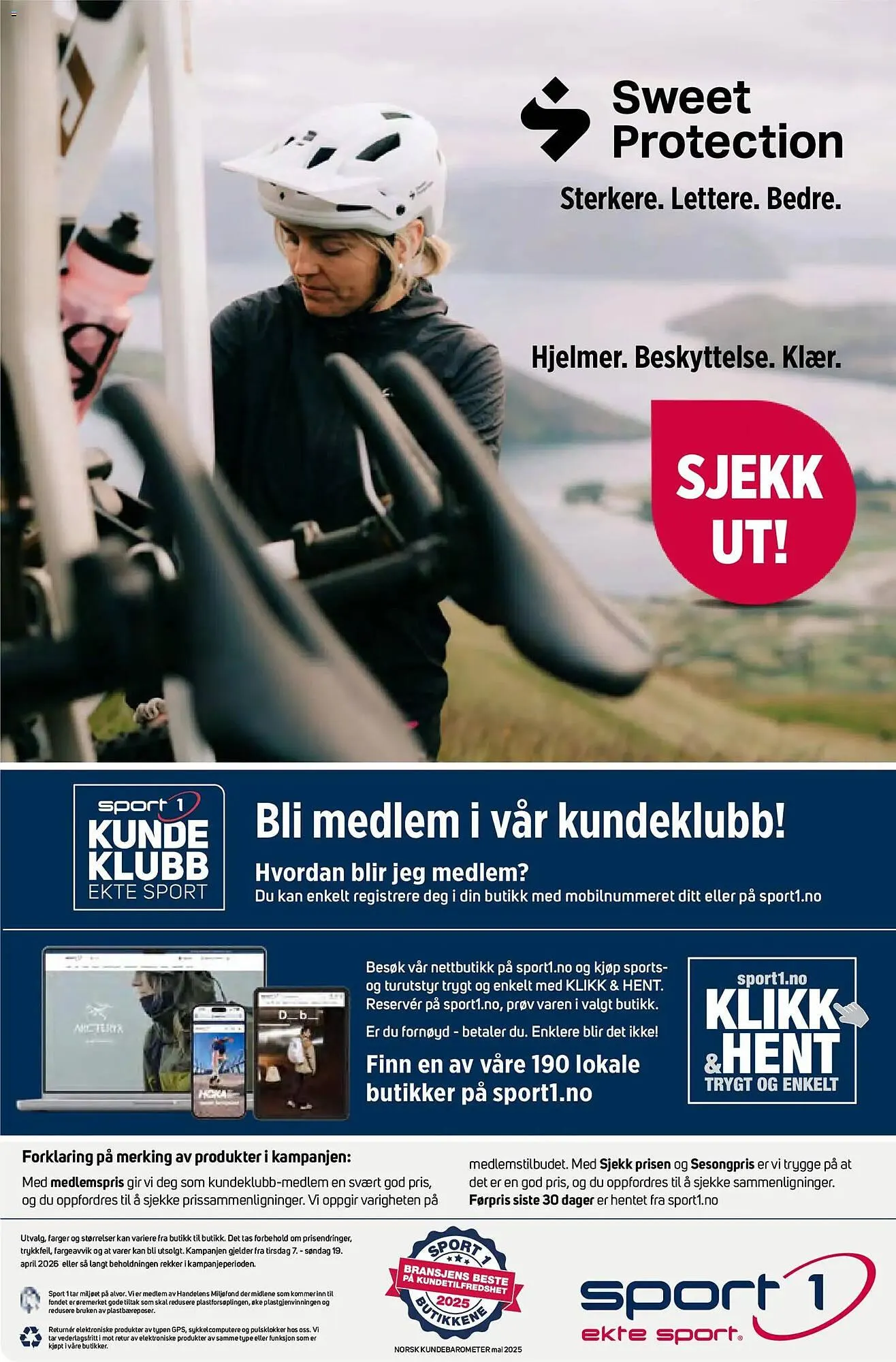 Sport 1 kundeavis fra 7. april til 19. april 2026 - kundeavisside 10