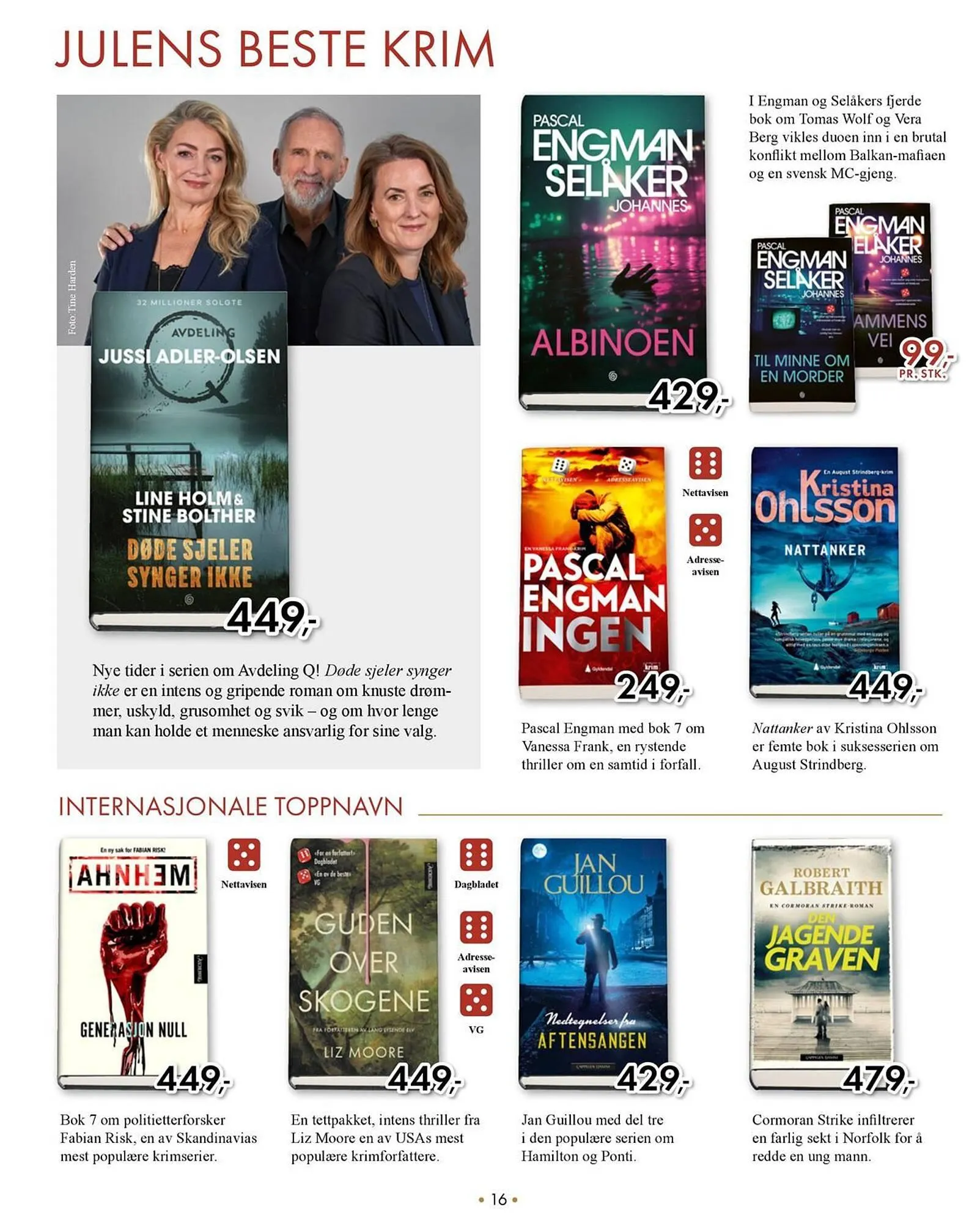 Norli kundeavis fra 2. desember til 31. desember 2025 - kundeavisside 16