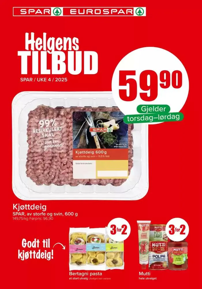 Spar Kundeavis fra 23. januar til 6. februar 2025 - kundeavisside 1