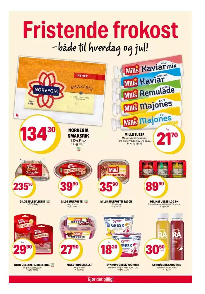 Spar nå med våre tilbud fra 25. november til 1. desember 2024 - kundeavisside 13