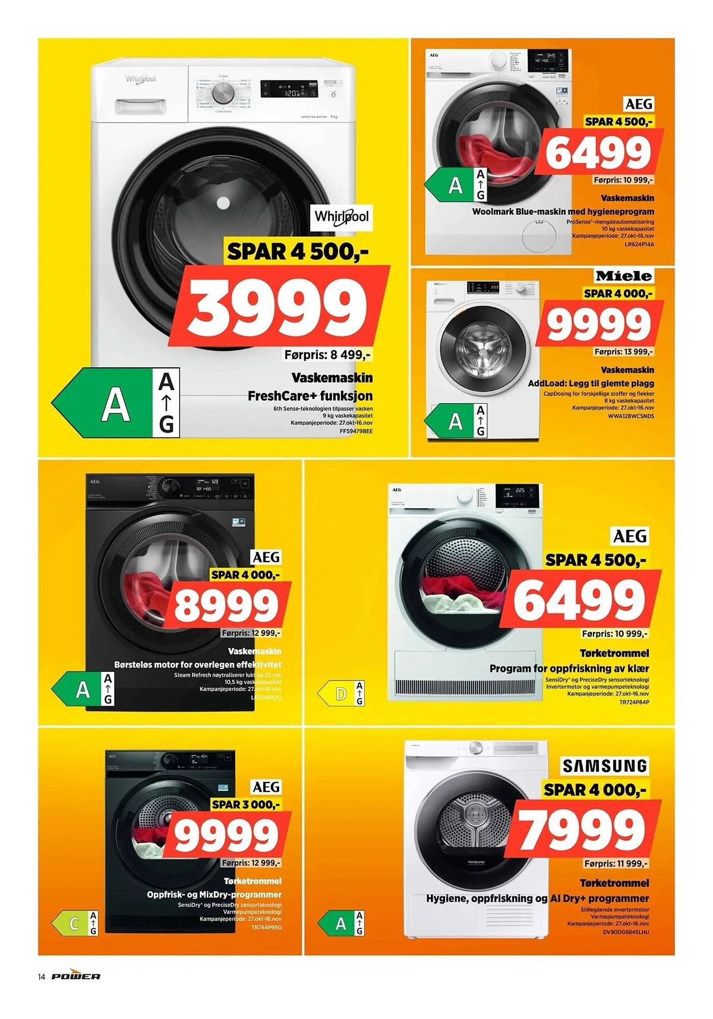 POWER kundeavis fra 3. november til 9. november 2025 - kundeavisside 14