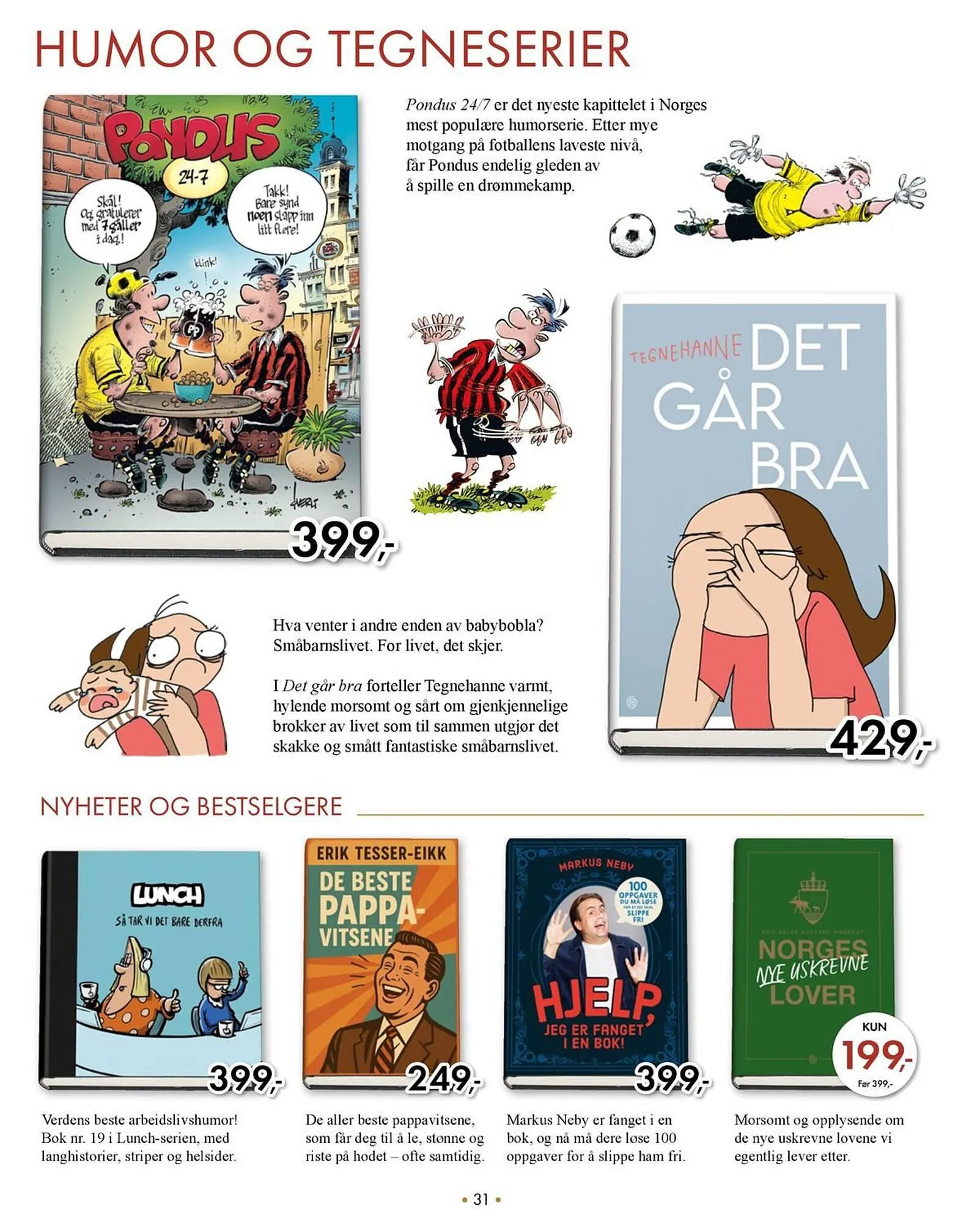 Norli kundeavis fra 2. desember til 31. desember 2025 - kundeavisside 31