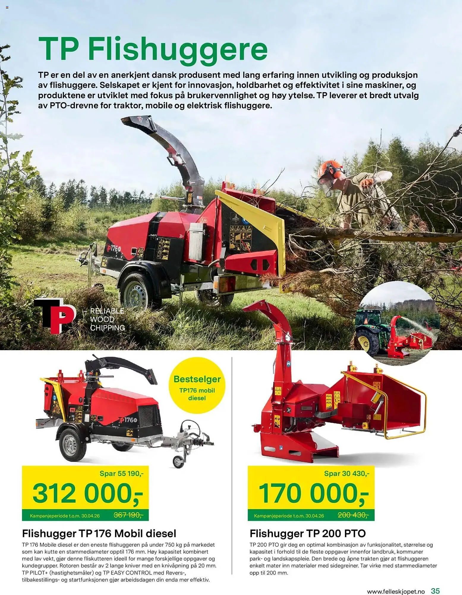 Felleskjøpet kundeavis fra 15. april til 3. januar 2027 - kundeavisside 35