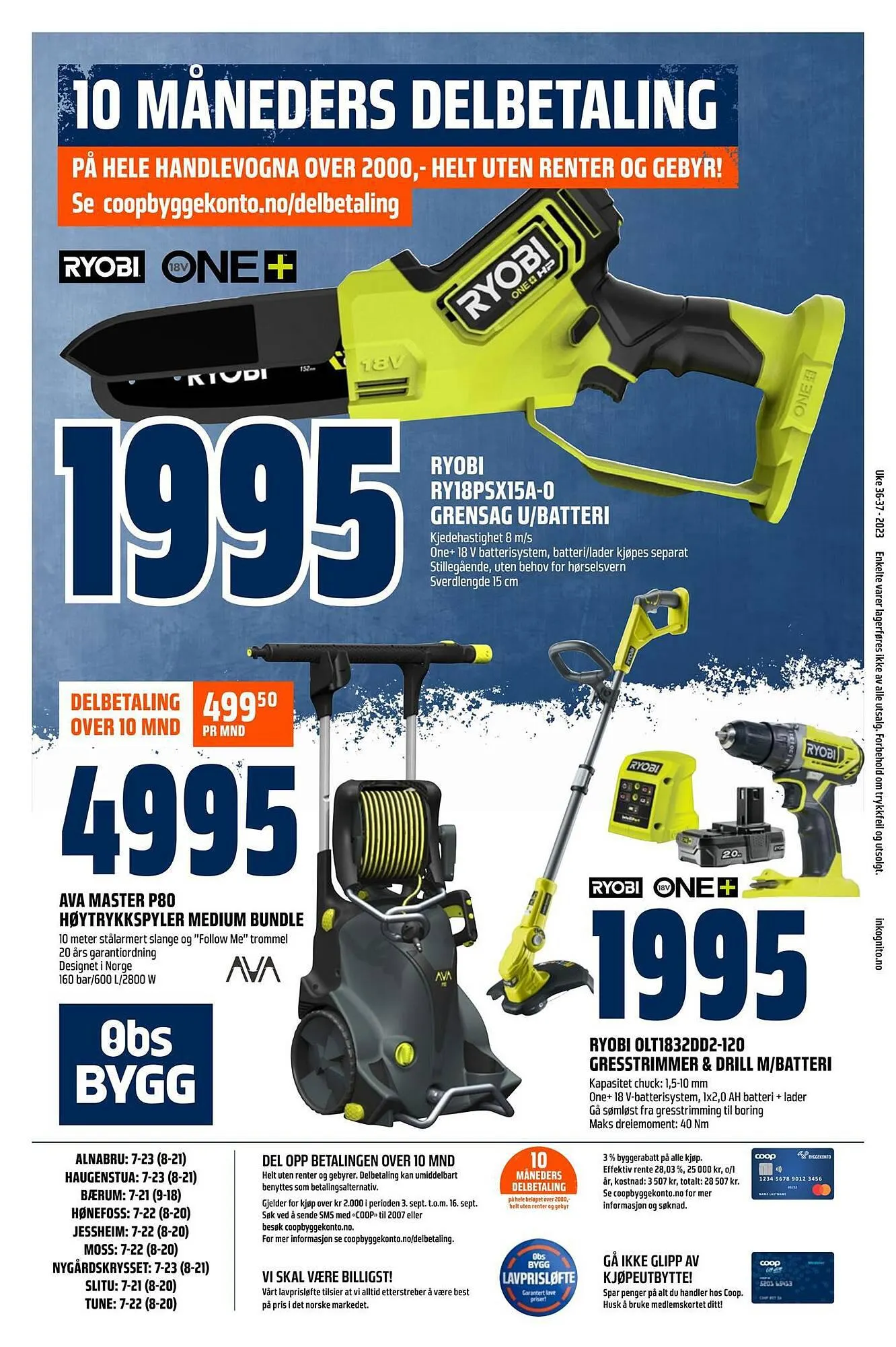 Obs Bygg Kundeavis fra 2. september til 16. september 2023 - kundeavisside 28