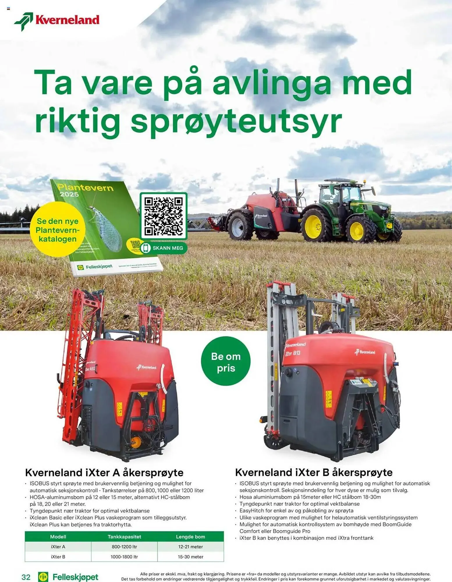 Felleskjøpet Kundeavis fra 9. mai til 31. desember 2025 - kundeavisside 32