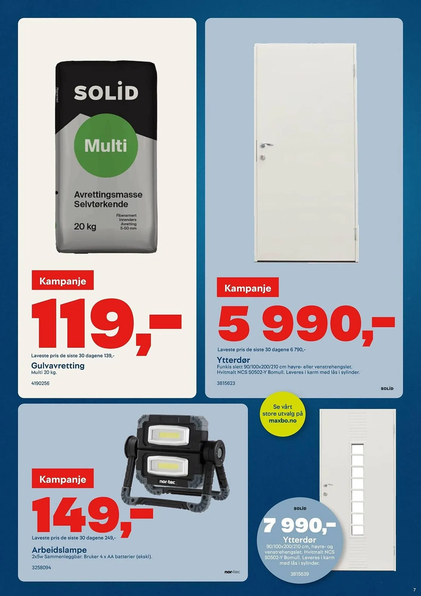 Maxbo Kundeavis fra 2. september til 25. september 2024 - kundeavisside 7