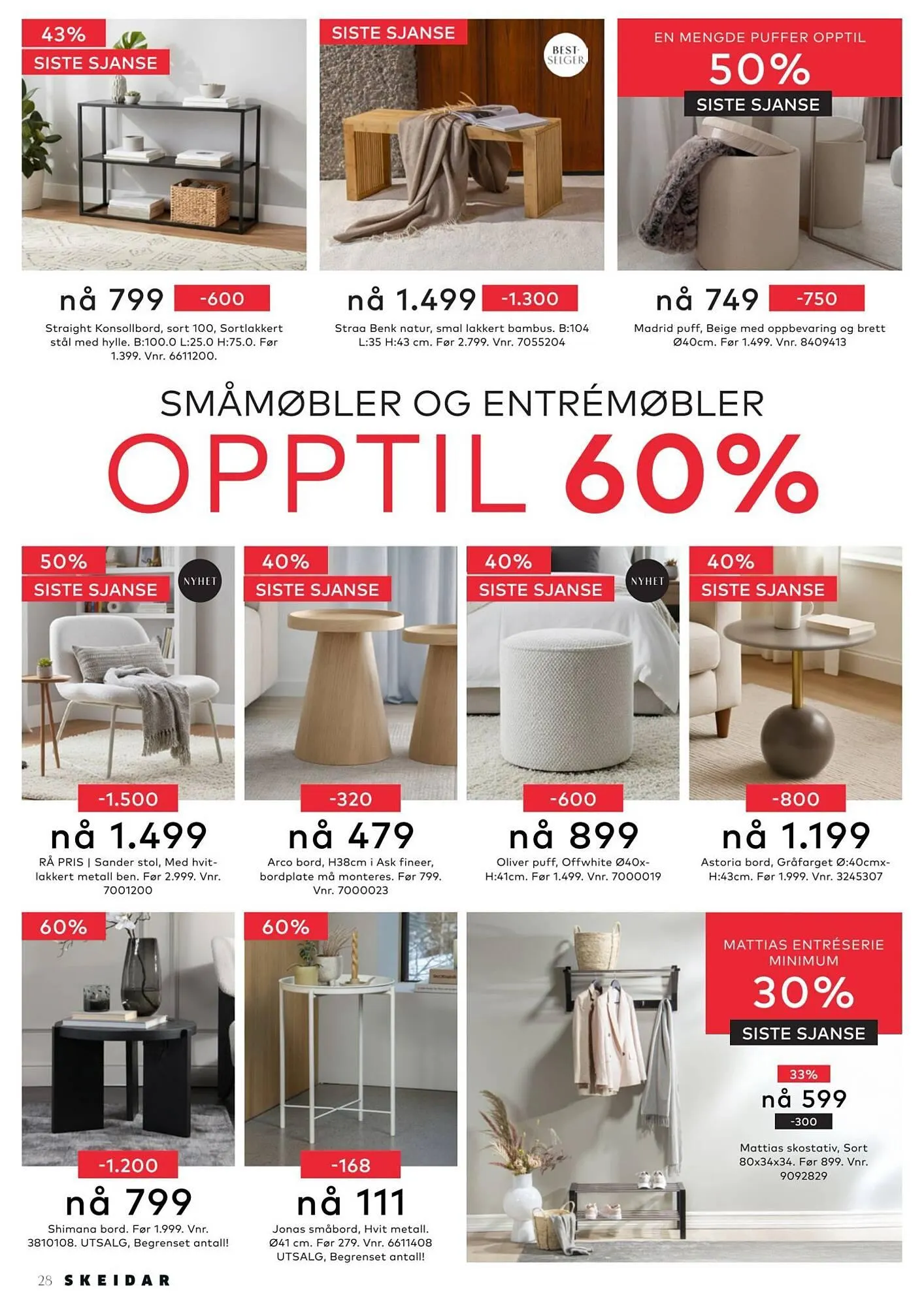 Skeidar kundeavis fra 10. november til 16. november 2025 - kundeavisside 28