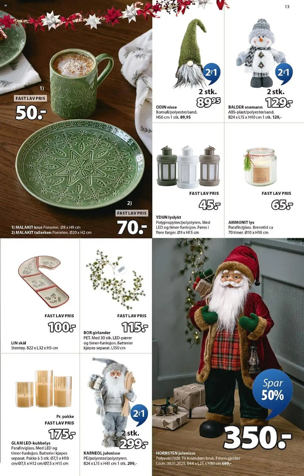 JYSK kundeavis fra 20. oktober til 1. november 2025 - kundeavisside 13