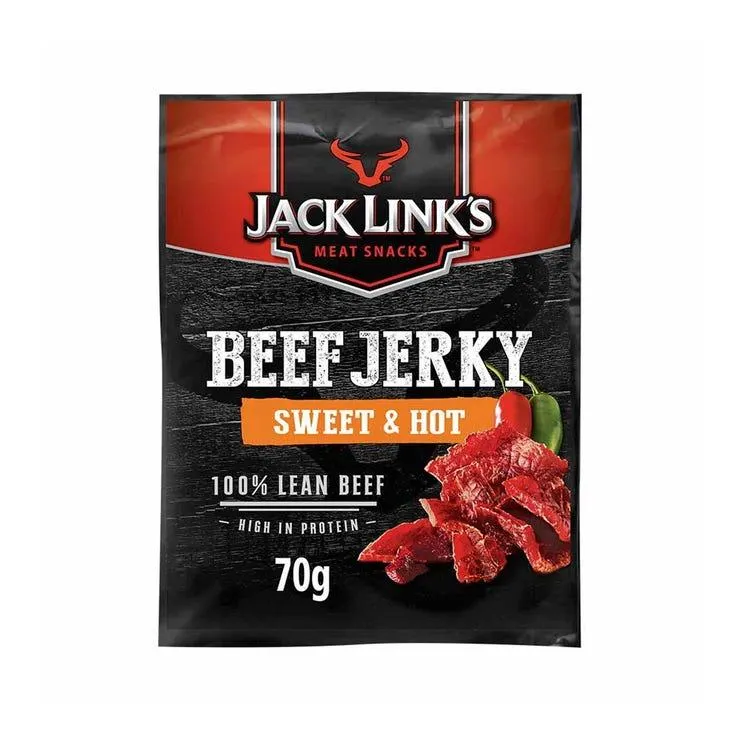 Jack Links Beef Jerky Sweet & Hot - 70 gram